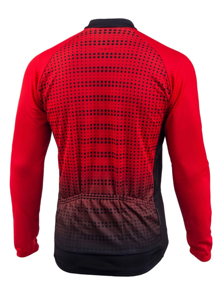 Bluza kolarska uniwersalna 230.16 Dot Signal Red