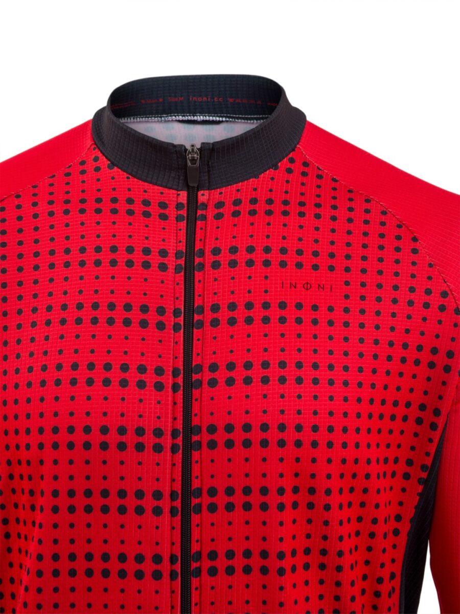 Bluza kolarska uniwersalna 230.16 Dot Signal Red