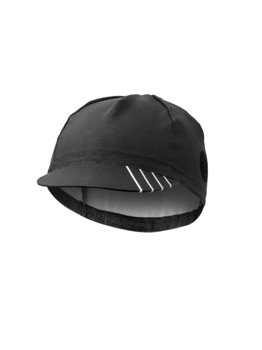 Czapka kolarska z daszkiem Classic Black