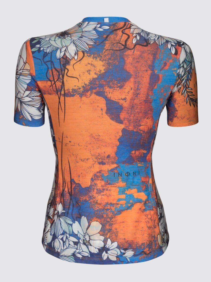 Koszulka Damska Merino Urban Flower Bloom