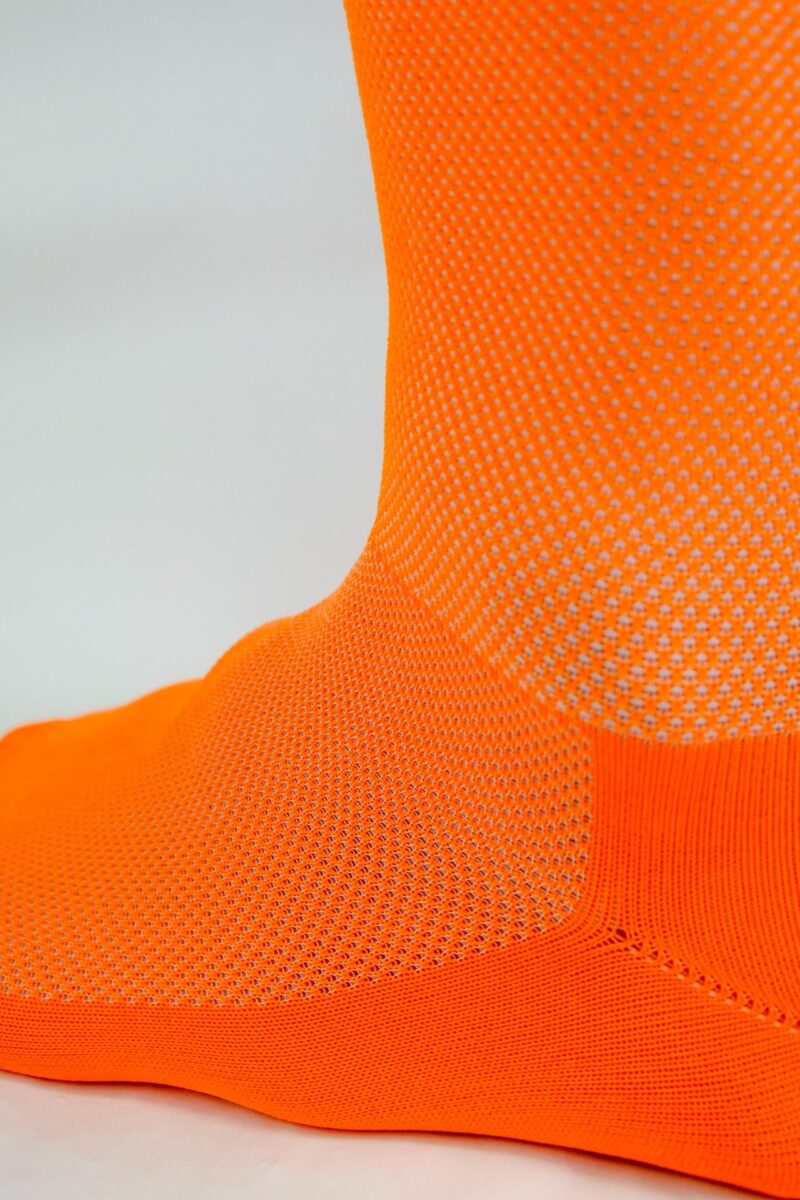 Skarpetki kolarskie z serii Ultra Light - Tangerines