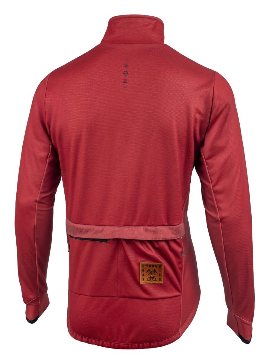 Kurtka kolarska zimowa 390 2.0 Brick Red