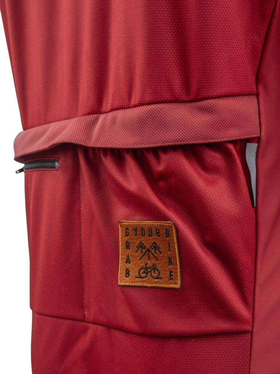 Kurtka kolarska zimowa 390 2.0 Brick Red
