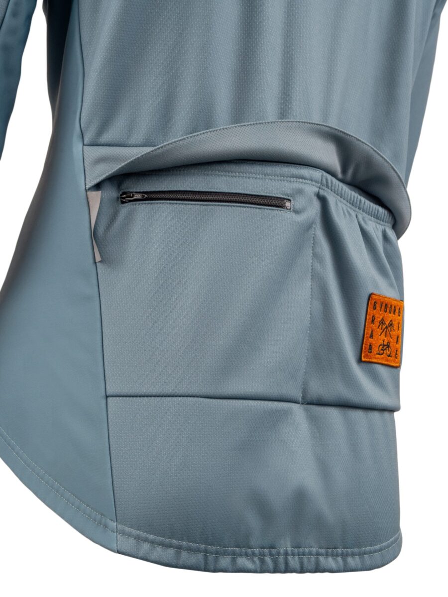 Kurtka kolarska zimowa 390 2.0 Delicate Mint