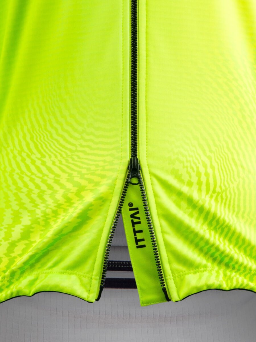 Kurtka 337 z ochraniaczem - Fluo green