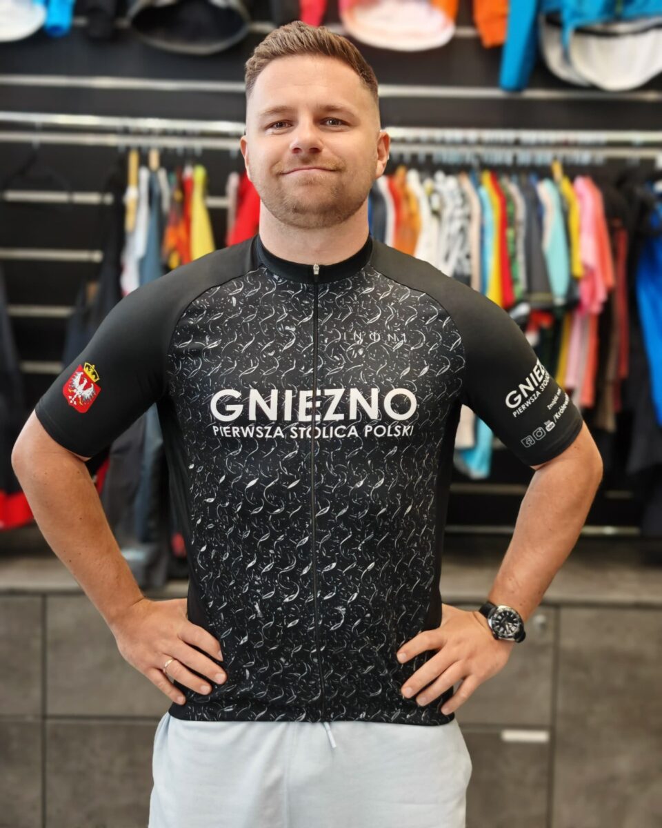 Koszulka kolarska męska Gniezno Dla Aktywnych Miast