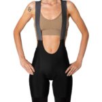 Pantalones cortos de mujer con tirantes negros