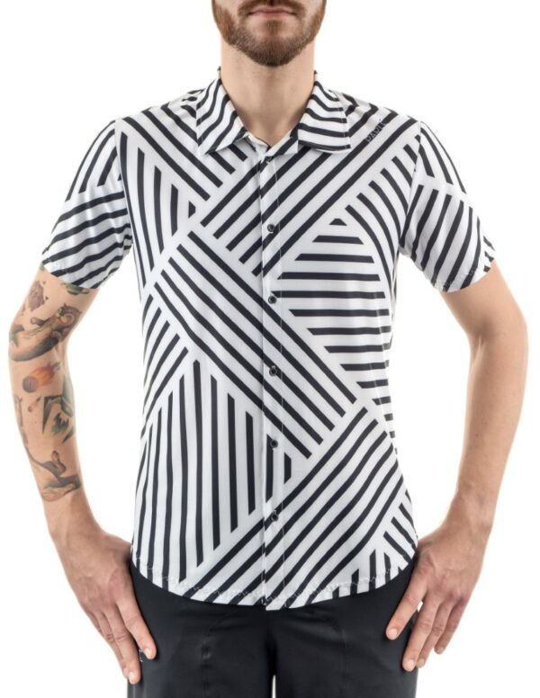 Chemise avec poche, N&amp;B Asimetrica