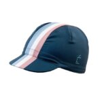 Casquette de cyclisme à triple rayures