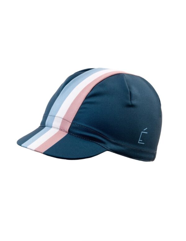 Casquette de cyclisme à triple rayures