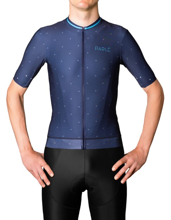 Maillot ciclista triangular