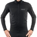 Lightweight jacket with a wind and rain membrane Black