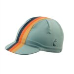 Casquette cycliste à rayures grises