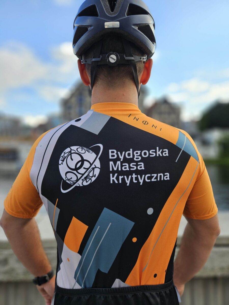 Koszulka kolarska męska Bydgoska Masa Krytyczna