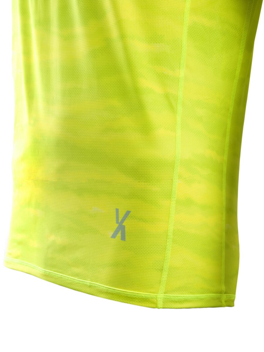 Koszulka Biegowa z krótkim rękawem 1213 RavRun - Neon Dash