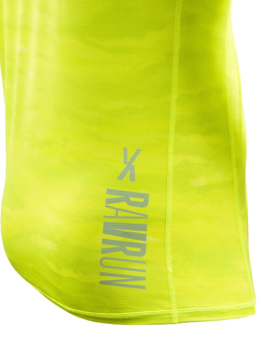 Koszulka Biegowa z krótkim rękawem 1213 RavRun - Neon Dash