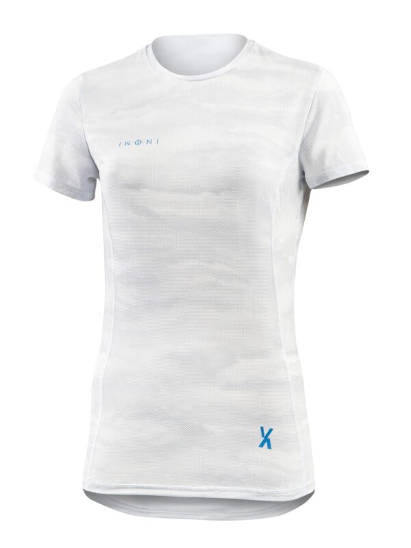 Koszulka Biegowa damska z krótkim rękawem 1250 RavRun - White Motion