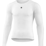 Biały Base Layer z długim rękawem, bielizna