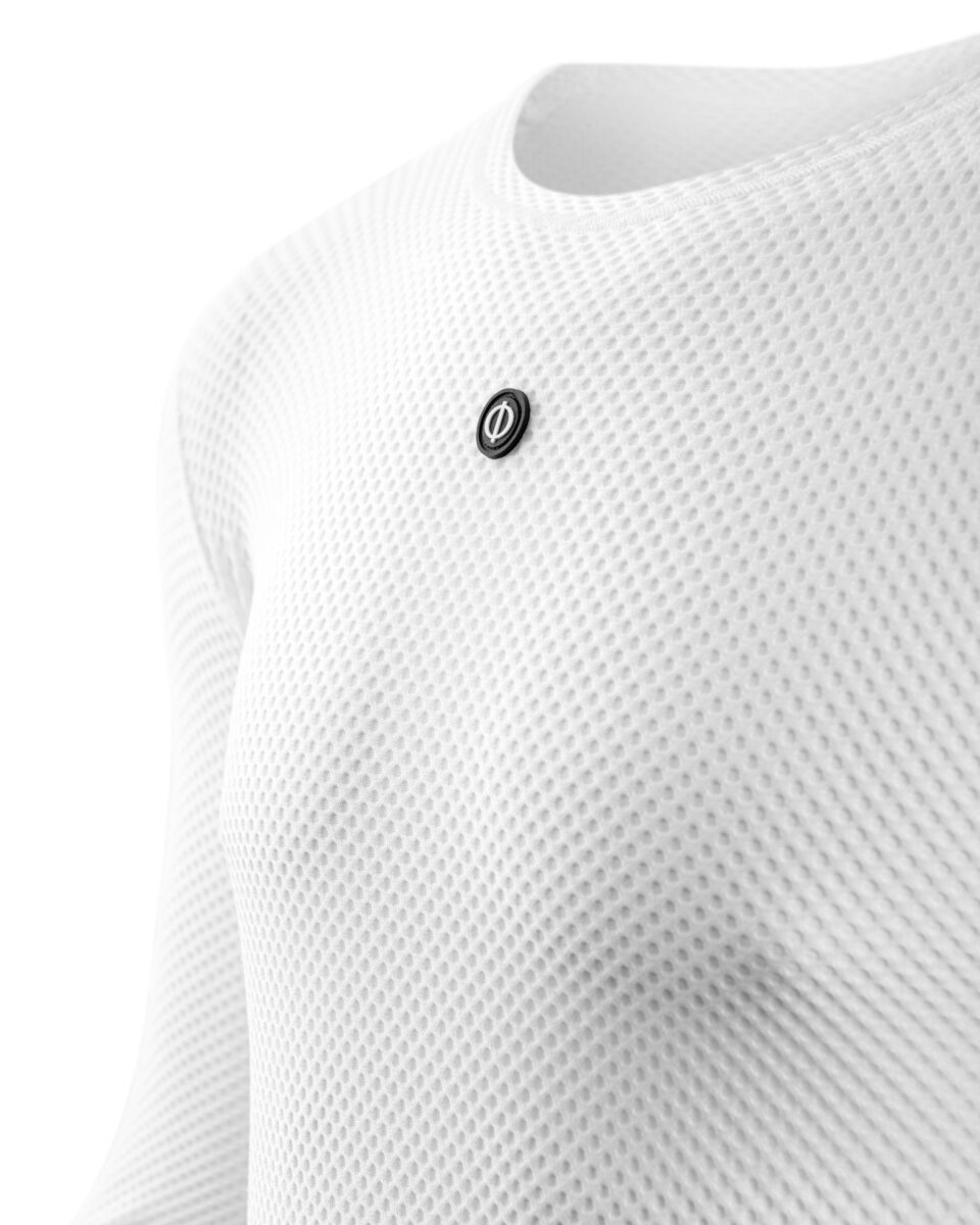 Biały Base Layer z długim rękawem, bielizna Biały Base Layer z długim rękawem, bielizna