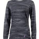 Koszulka biegowa damska z długim rękawem 1250.11 RAVRUN - Dark Trail