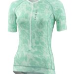 Damski singlet triathlonowy z rękawkiem AERO Concept - Frosted Green