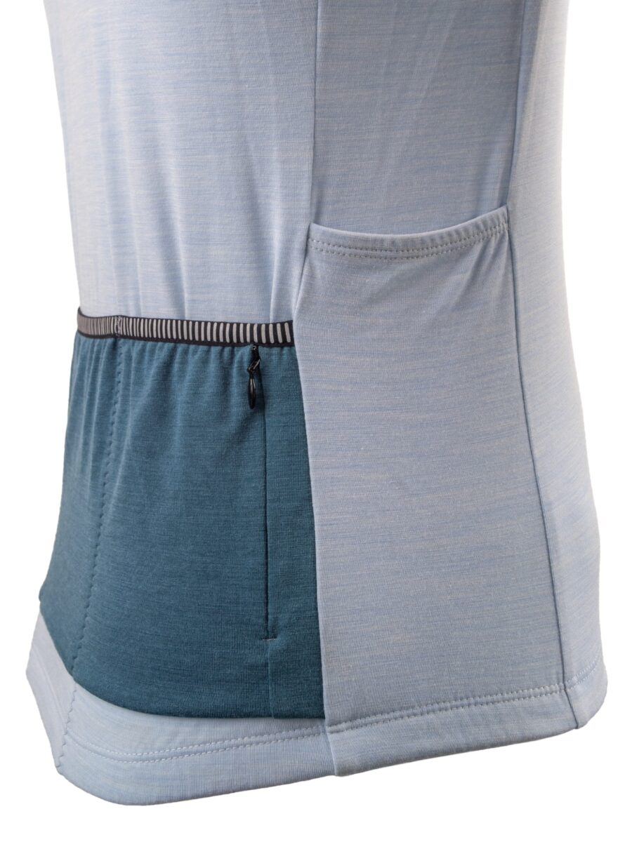 Koszulka kolarska merino - Sea Breeze Koszulka kolarska merino - Sea Breeze