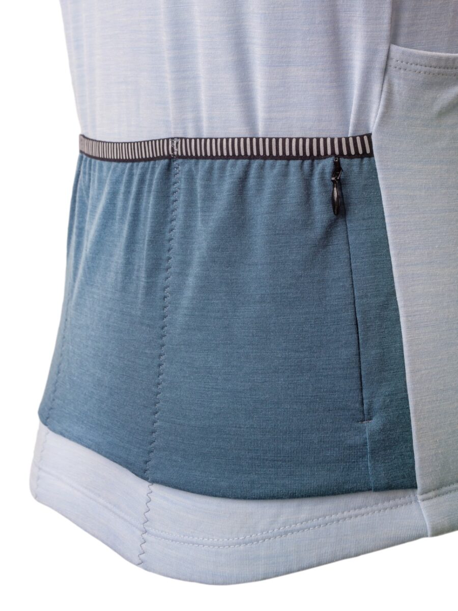 Koszulka kolarska merino - Sea Breeze Koszulka kolarska merino - Sea Breeze