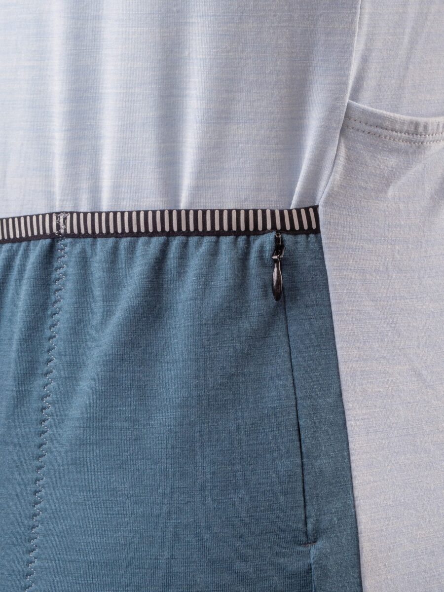 Koszulka kolarska merino - Sea Breeze Koszulka kolarska merino - Sea Breeze