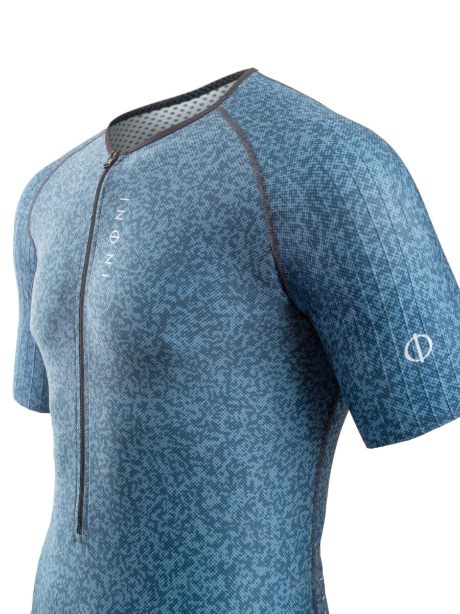 Singlet Triathlonowy z rękawkiem AERO Concept - Deep Blue Singlet Triathlonowy z rękawkiem AERO Concept - Deep Blue