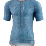 Singlet Triathlonowy z rękawkiem AERO Concept - Deep Blue