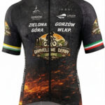 Koszulka kolarska o luźniejszym kroju Gravelowe Derby Lubuskie