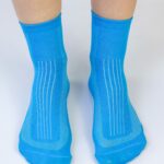 Skarpetki biegowe Performance - błękitne