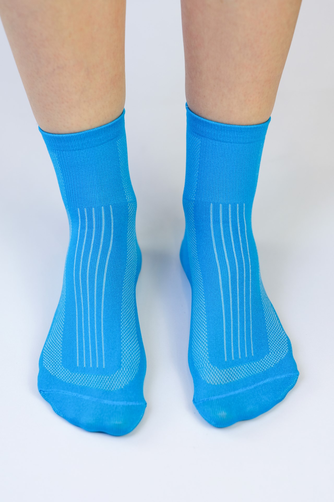 Skarpetki biegowe Performance - błękitne