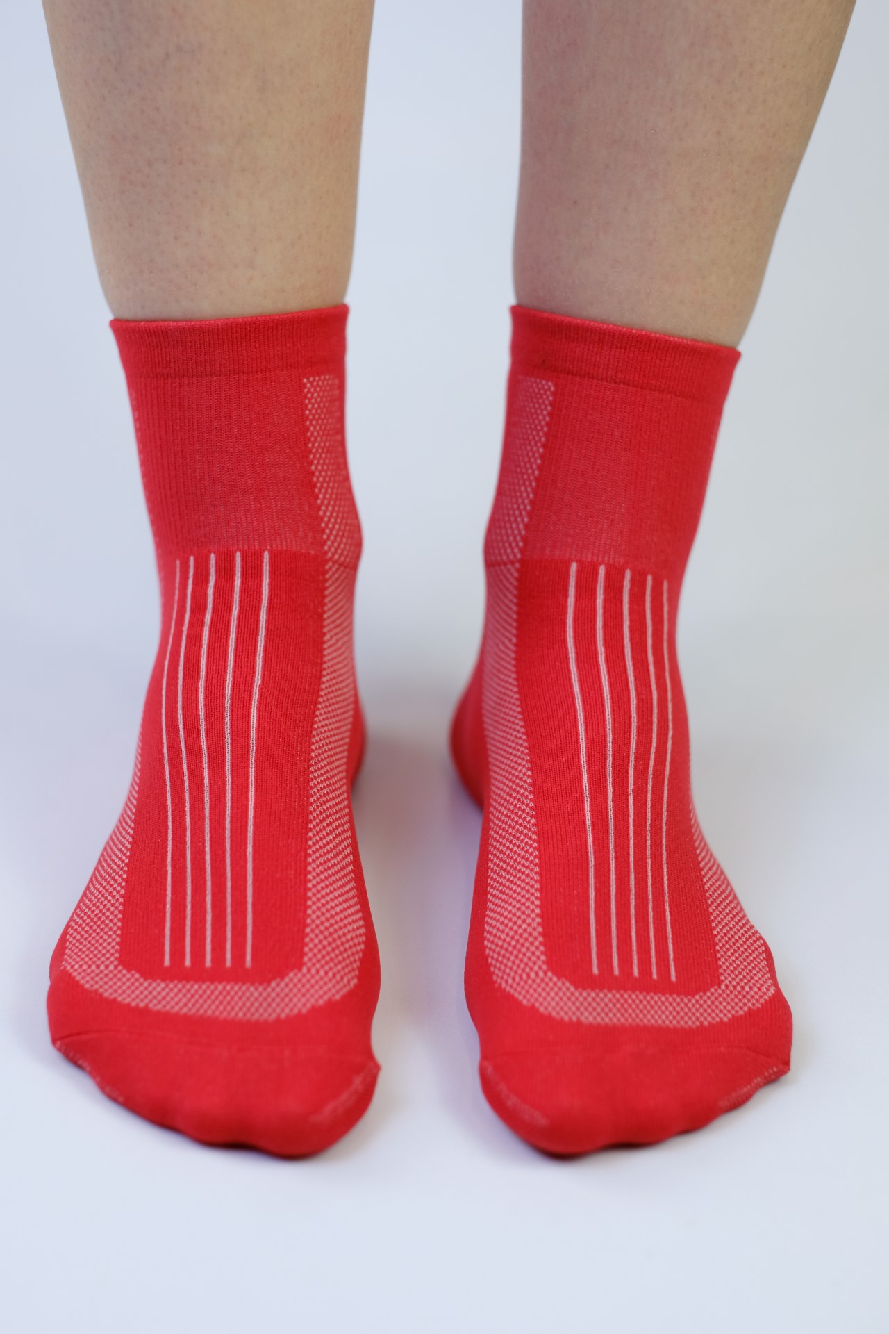 Skarpetki biegowe Performance - czerwone