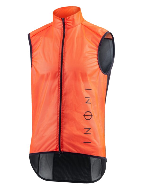 Kamizelka kolarska V85 2.0 - Windy - pomarańczowa