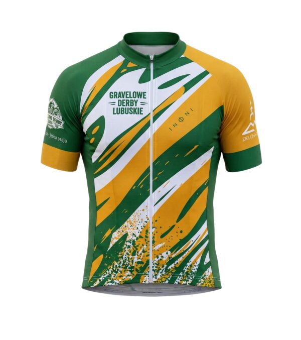 Koszulka kolarska o luźniejszym kroju Gravelowe Derby Lubuskie - Zielona Góra