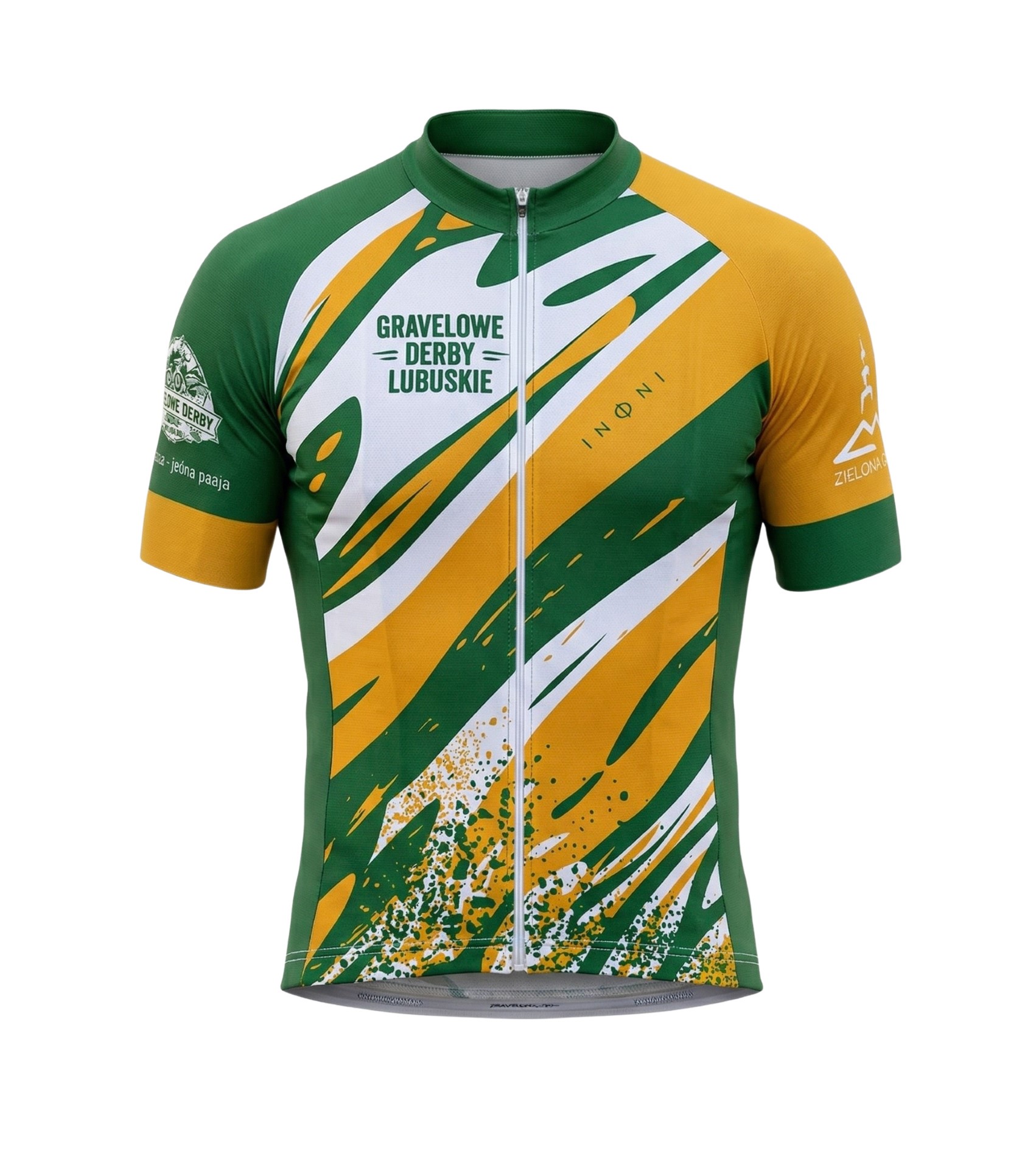 Koszulka kolarska o luźniejszym kroju Gravelowe Derby Lubuskie - Zielona Góra
