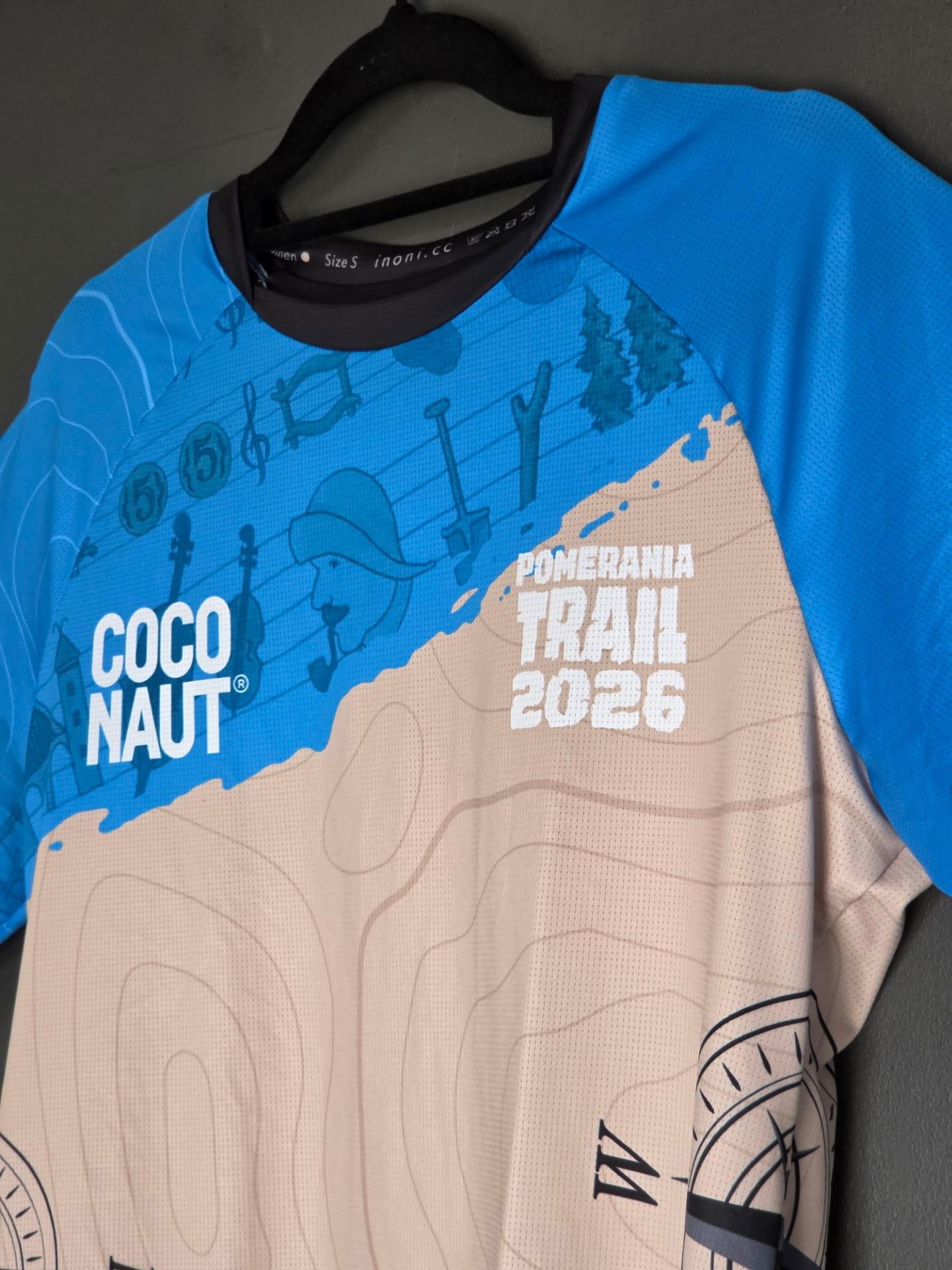 Koszulka MTB Pomerania - kolor niebieski - zdjęcie 2