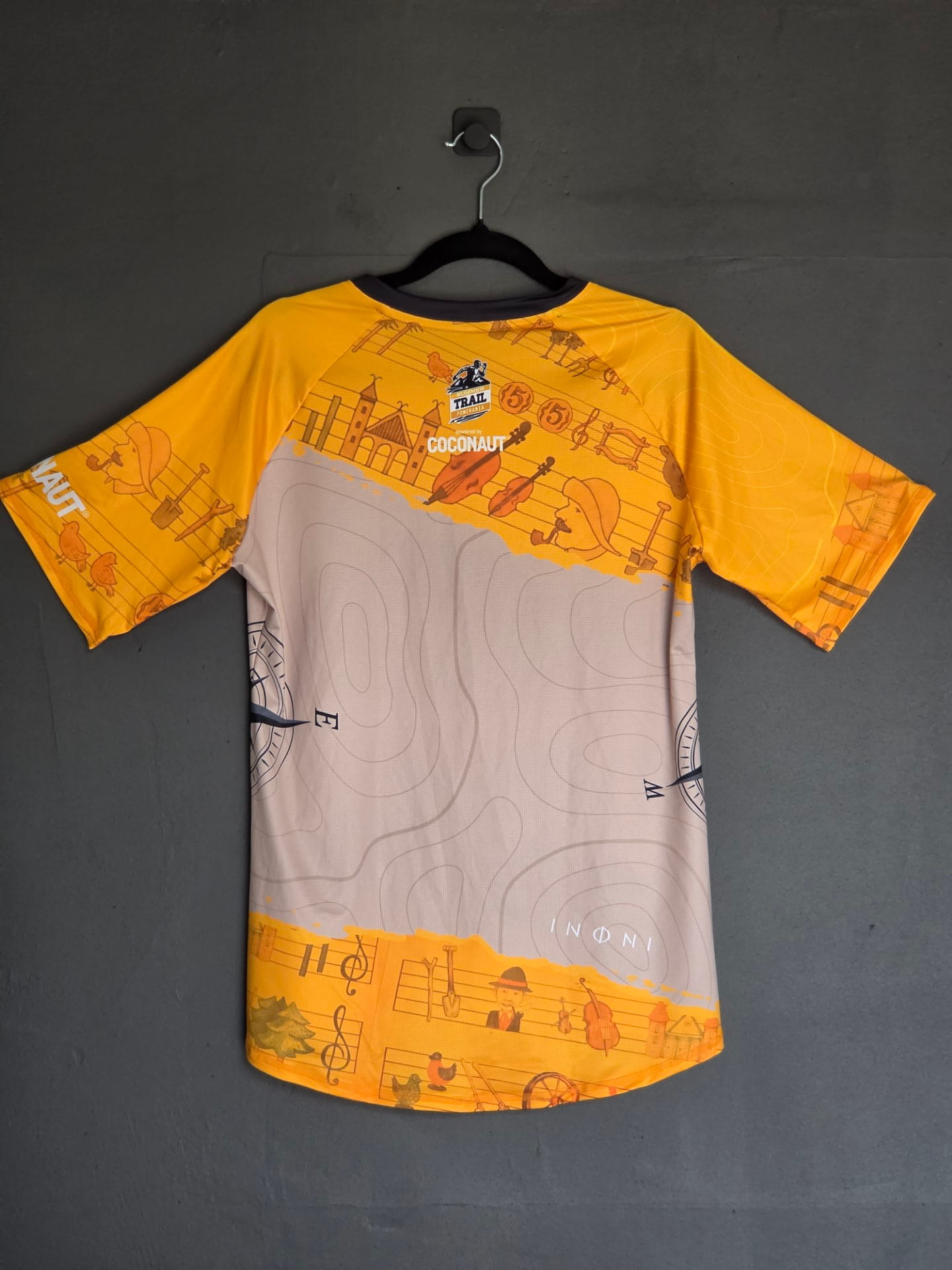 Koszulka MTB Pomerania - kolor żółty - zdjęcie 3