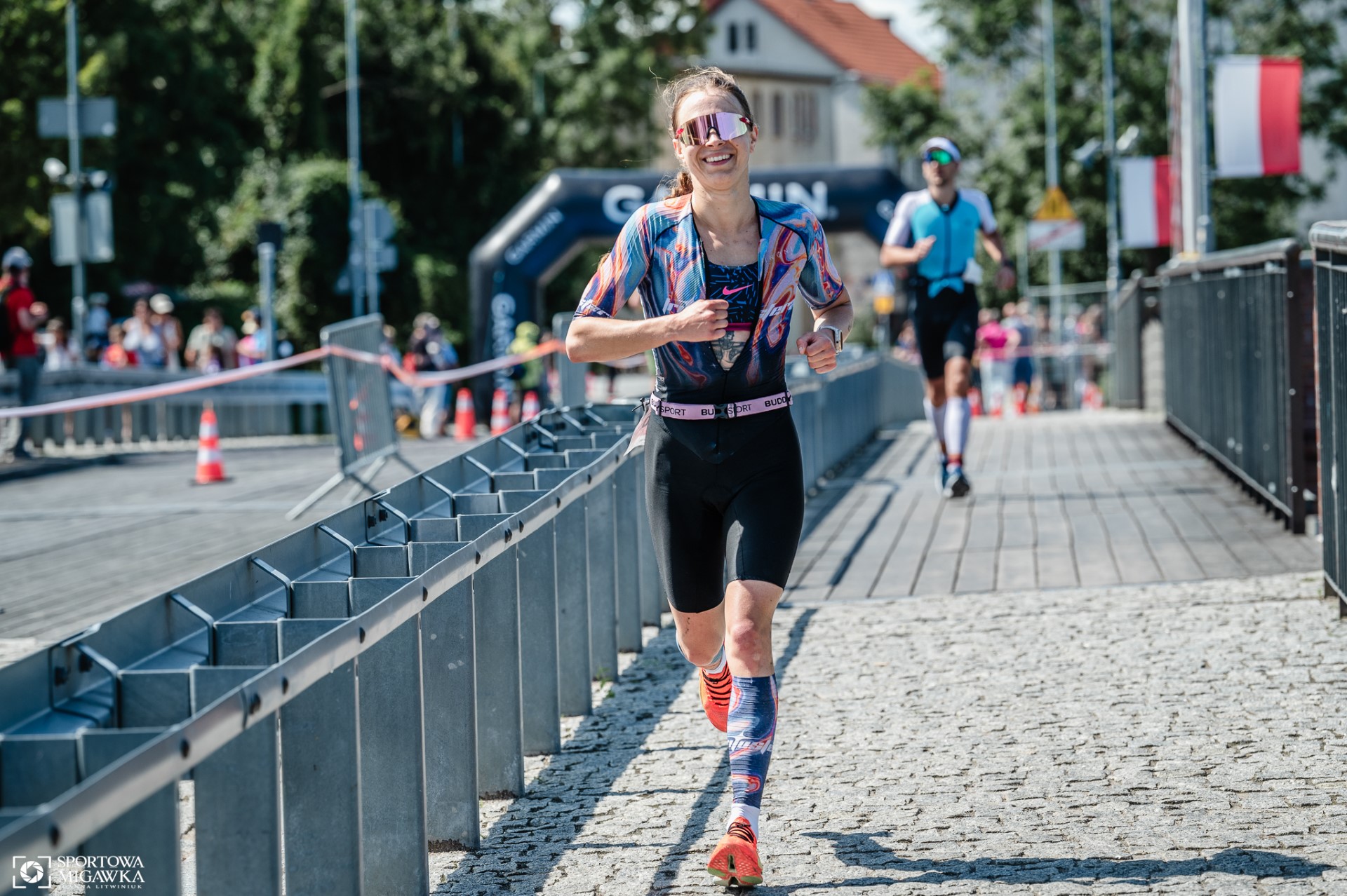 Sandra Kopiczko - a dynamic running stage of the marathon